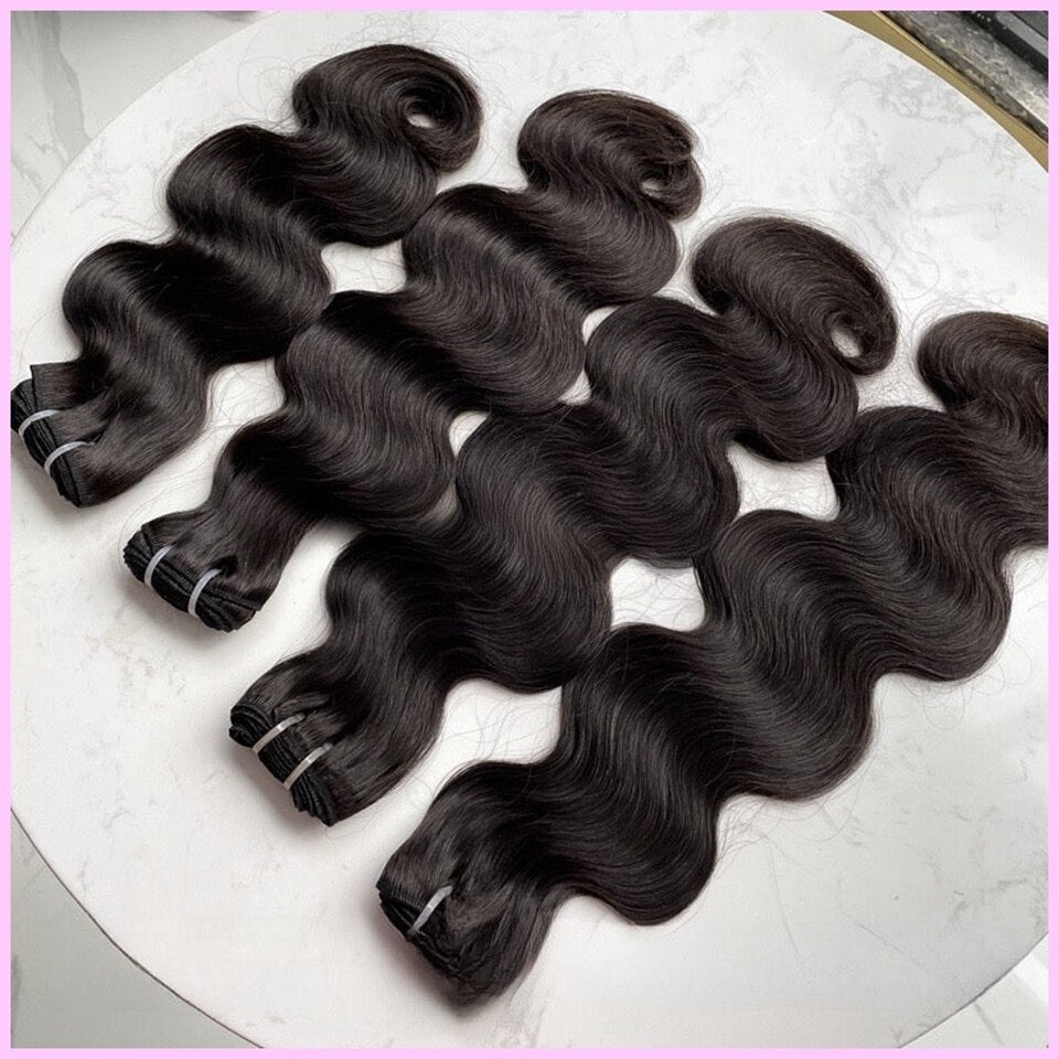 12A Grade Body Wave Hair Bundles 100g/1PCS Virgin Hair 100% Human Hair Weave Bundles