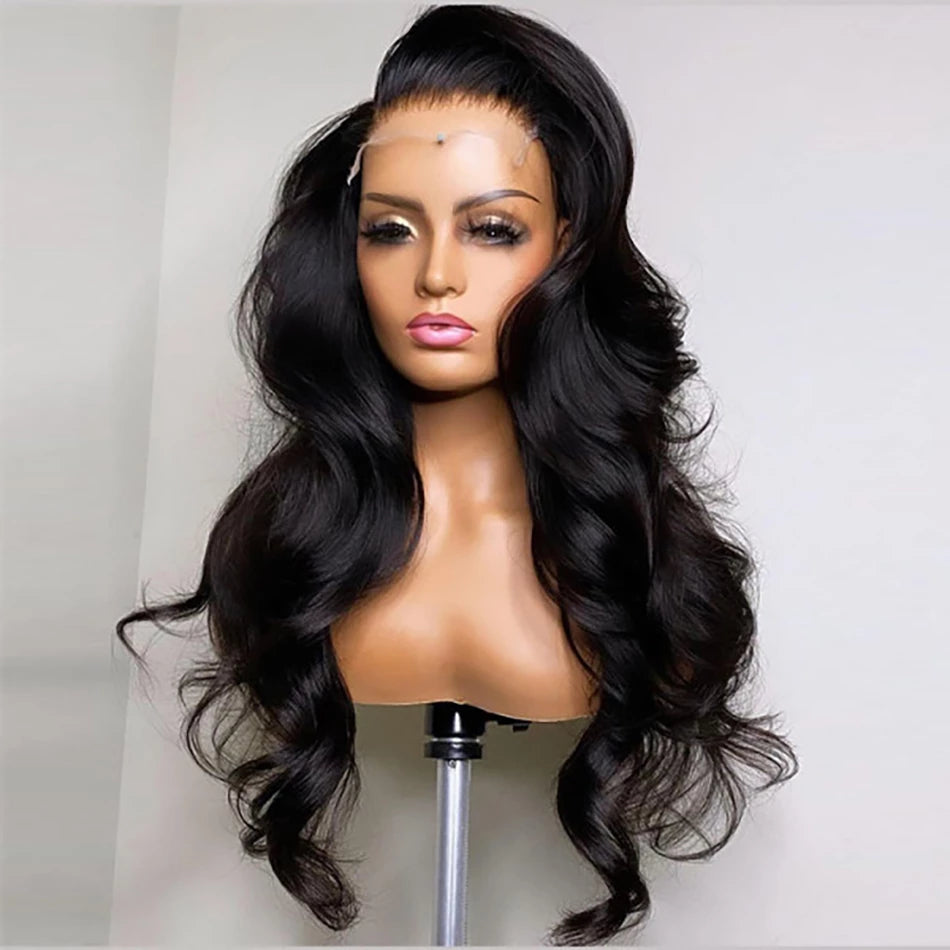 Ruilong Hair HD Transparent 4x4 Lace Closure Human Hair Wigs For Women Malaysian Body Wave Human Hair Wig 4x4 Lace Closure Wig 180% 250% Density