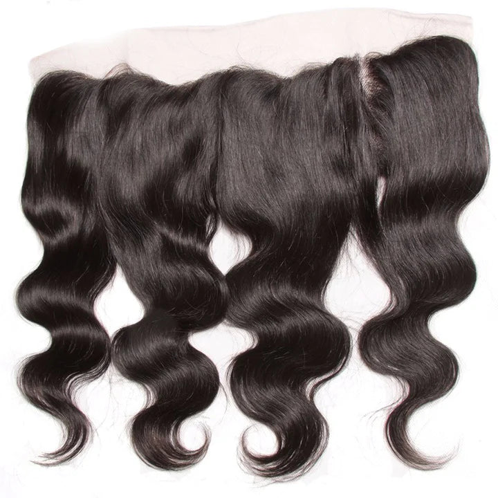 Ruilong Hair 1pc Body Wave Hair Lace Frontal Virgin Human Hair 13*4 Ear to Ear Lace Frontal