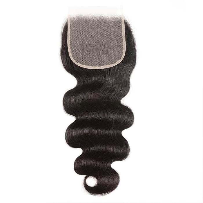 Ruilong Hair 1PCS 4"X4" Body Wave Transparent Lace Closure 100% Virgin Human Hair